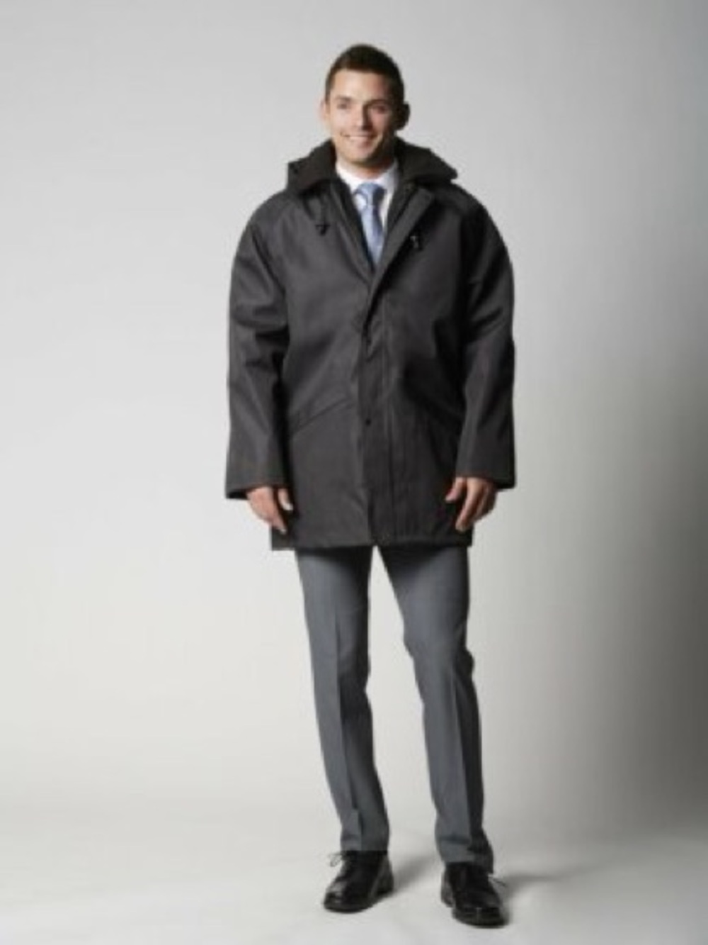 Men's Hooded Coat designed for LDS missionary  - Classic Commuter Coat